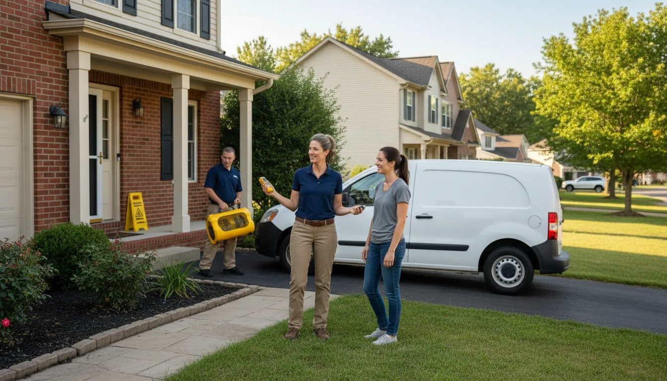 Residential water damage restoration in Elizabethton, TN